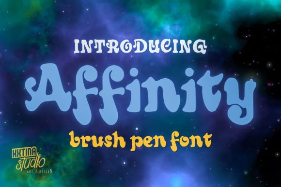 Affinity Typeface: Elevate Campaign Visuals with Trendy Calligraphy