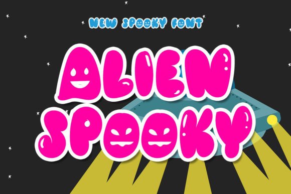 Alien Spooky: The Whimsical Display Font for Editorial Design