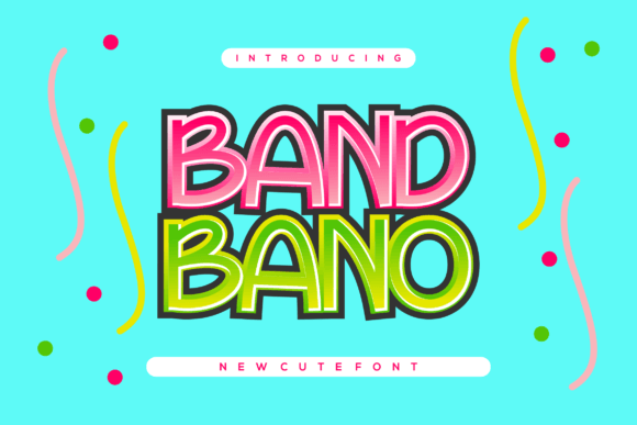 Bandbano: A Friendly Display Font for Modern Branding Projects