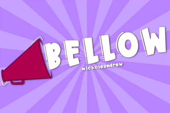 Bellow: A Bold Display Font for High-Impact Campaigns