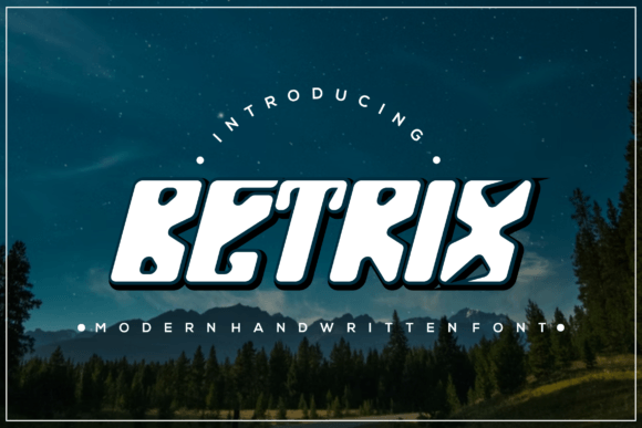 Betrix: The Modern Display Typeface That Elevates Handmade Brands