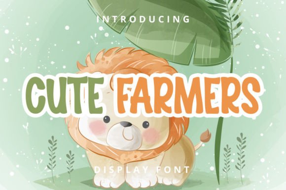 Cute Farmers: The Playful Typeface for Modern Editorial Design