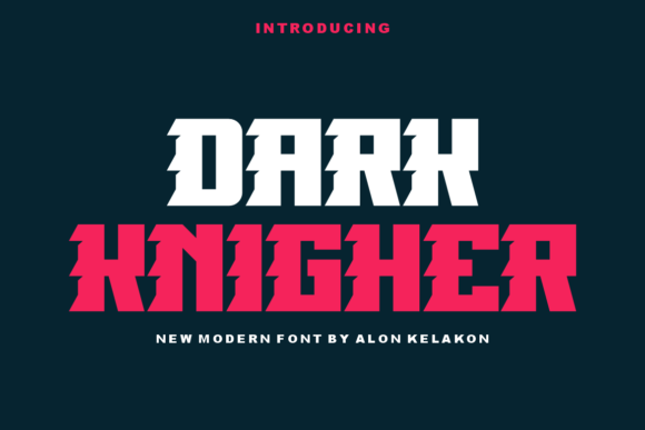Dark Knigher: The Premium Display Font for Scroll-Stopping Visuals