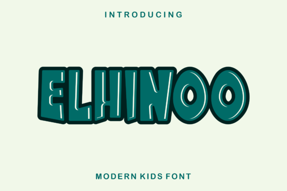 Elhinoo: The Elegant Display Font for Modern Brand Identity