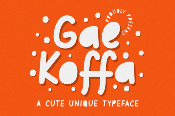 Gae Koffa: A Unique Display Font for Editorial Design