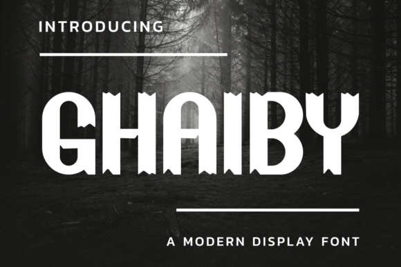 Ghaiby: The Quirky Display Font for Handmade Products