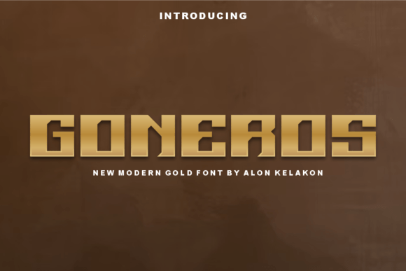 Goneros: The Modern Display Font for Editorial Design