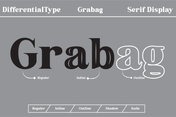 Grabag: A Bold Display Typeface for Modern Web Design