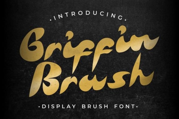 Griffin Brush: A Modern Display Typeface for Editorial Projects