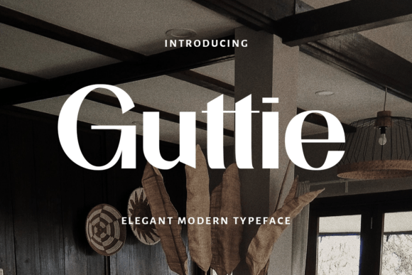Guttie: The Modern Display Typeface for Scroll-Stopping Campaigns