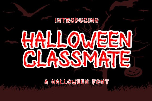 Halloween Classmate: The Perfect Display Font for Bold Web Design