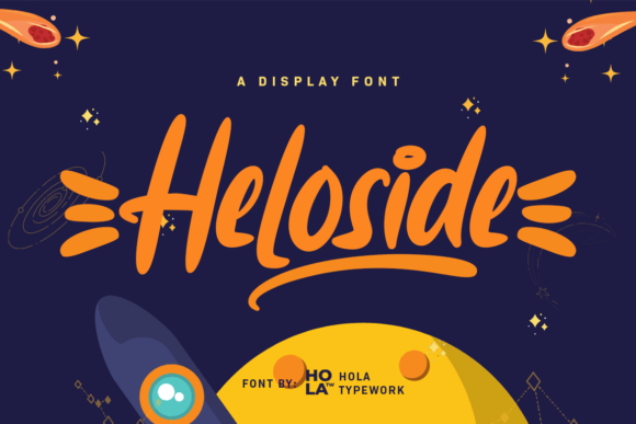 Heloside: The Playful Display Font That Elevates Small Business Branding