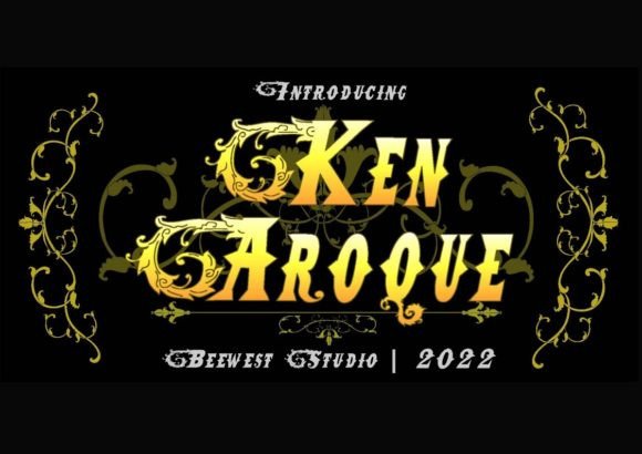 Ken Aroque: Elevating Digital Brand Identity with Ornamental Display Typography