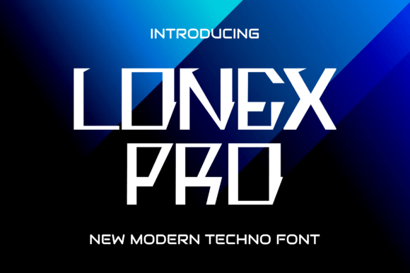 Lonex Pro: A Modern Display Typeface for Bold Brand Identity