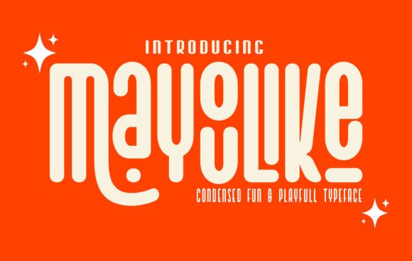 Mayoulike: The Playful Display Font for Joyful Brand Identity