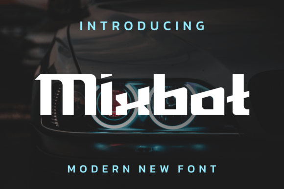 Mixbot: The Futuristic Display Font for Handmade Brands