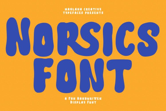 Norsics: A Whimsical Display Font for Modern Editorial Design