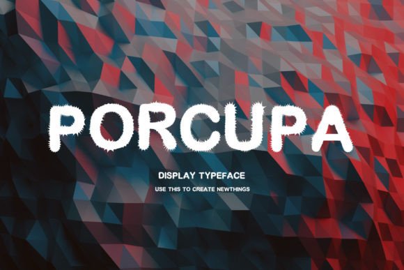 Porcupa: The Quirky Display Font for Handmade Products