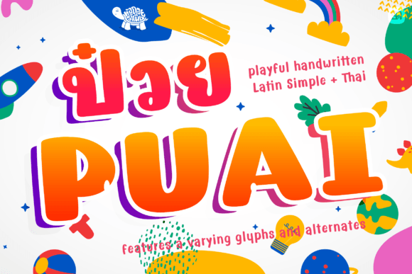 Puai: A Playful Display Font for Modern Editorial Design