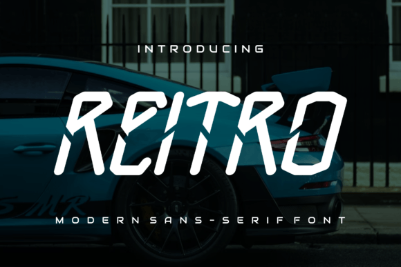 Reitro: A Modern Display Typeface for Editorial Design