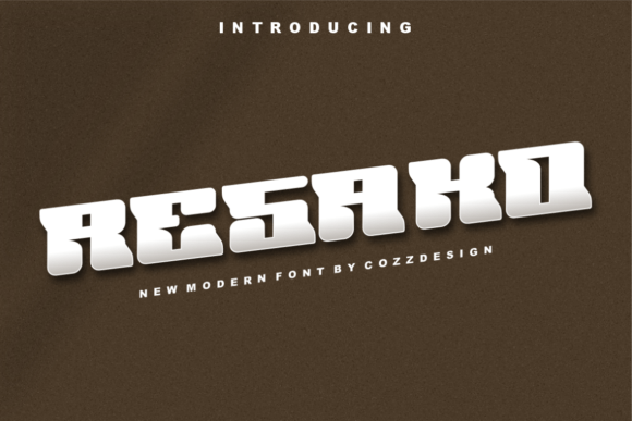 Resako: The Modern Display Typeface for Magical Web Experiences