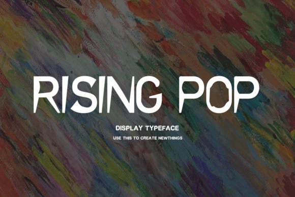 Rising Pop: The Playful Display Typeface That Transforms Handmade Brands
