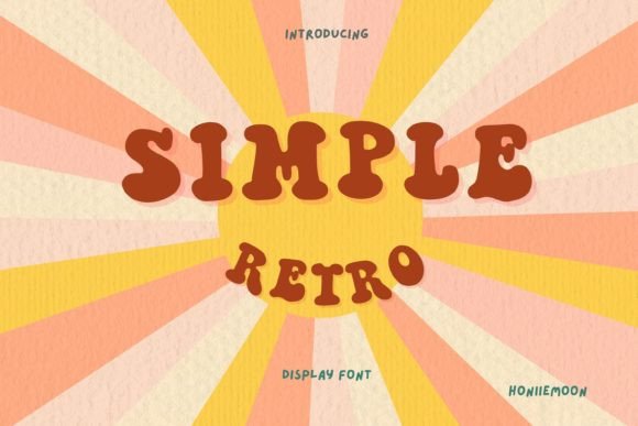 Simple Retro: A Creative Font for Polished Brand Identity