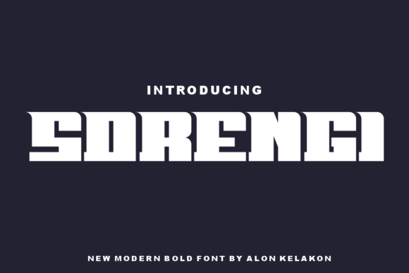 Sorengi: A Bold Display Font for Modern Brand Identity