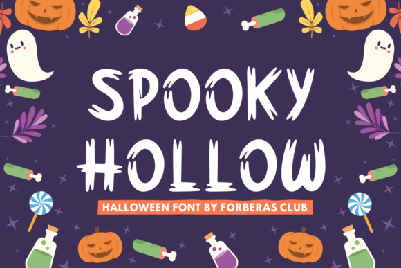 Spooky Hollow: The Spooky Display Font for Editorial Design